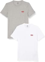 Shop Levi's men's 2-pack crewneck graphic tee from Amazon for £11