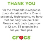 Calzado Crocs Gratis para personal sanitario