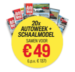 20x autoweek tijdschrift + schaalmodel voor €49