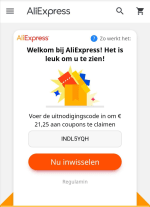 21,25 EUR korting voor Nieuwe klanten
