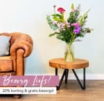 20% korting + gratis bezorging op boeket ‘Lief’ bij Bloemenvandeteler