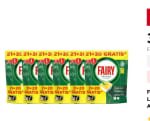Fairy Original Todo En Uno Pack 6 Bolsas 41 Cápsulas para Lavavajillas (246 Cápsulas) por 27,70€