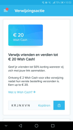 50% korting op je eerste bestelling