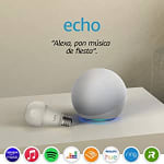 Echo (4.ª generación) + TP-Link Tapo Bombilla Inteligente (E27) por 59,99€