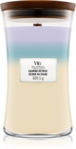 Geurkaars Woodwick Trilogy Calming Retreat voor €22,52 bij Notino