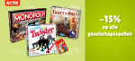 15% korting op alle gezelschapsspellen