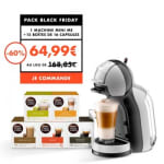 Nescafé Dolce Gusto Mini Me koffiemachine en 15 dozen capsules voor €64,99