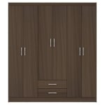 Closet 6 Puertas 2 Cajones Avellana a $3,599 en Sodimac