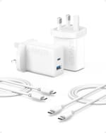 Anker 20W USB-C Charger & 2 x 5 ft Cables – £15.99