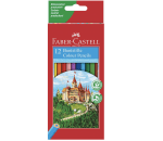 Faber-Castell Estuche cartón con 12 lápices hexagonales multicolor por 1,88€