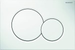 Pulsador Geberit Sigma01, para doble descarga: Blanco, por 45€