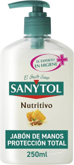 Jabón Manos Sanytol con Protección Total Contra Agentes Externos por 1,51€