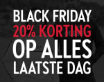 20% korting op alles bij Perry Sport