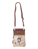 Mini bandolera Peace & Love Camel Aneke por 14,95€