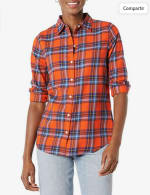 Camisa a cuadros Franela Amazon Essentials Mujer desde 10,75€