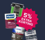 Kortingscode voor 5% extra korting op alle buitenlak en beits bij Verfwinkel