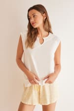 Pijama corto algodón paisley para Mujer por 5.9€