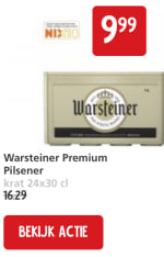 Warsteiner Premium pilsener voor €9,99 bij Jan Linders