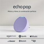 Echo Pop Altavoz inteligente Bluetooth con Alexa de sonido potente y compacto Lavanda por 21,99€
