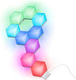 Trust Gaming GXT 902 Vybz Luces LED RGB Hexagonales 9 Piezas, 44 Modos Luminosos por 69,99€