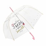 Paraguas Mr. Wonderful clásico translúcido por 10.94€