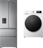 Hisense 12KG Washing Machine + 70cm French Door Fridge Freezer for £529