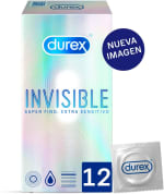 Durex Preservativos Invisibles Extra Sensitivos - 12 unidades por 6,55€