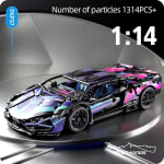 Coche de construcción réplica Lamborghini 1314 por 13,79€