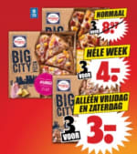 Weekenddeals bij Dirk Wagner pizza 3 voor €3