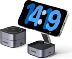 UGREEN Opvouwbaar 2 in 1 iPhone-oplaadstation compatibel met MagSafe voor €17,99 bij Amazon