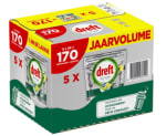 3x 170 tabs Dreft Platinum All in One vaatwastabletten voor maar €84 bij Kruidvat