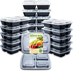 Pck x20 contenedores de comidas con tapas por $411