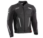Chaqueta moto IXON Ceros en CUERO Clase AAA Ventilada por solo 189€