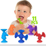 Juguetes de Baño Sensoriales para Niños - Set de 11 Unicornios de Silicona por 1.99€