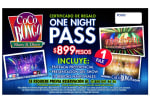 One Night Pass Coco Bongo Show y más a $899 en Costco