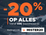 20% kortings op je hele bestelling bij Mister-auto