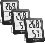 DOQAUS Digital Thermo-Hygrometer 3 stuks voor €17,42 met Amazon prime