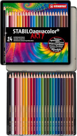 24 Lápices de color acuarelable STABILOaquacolor por 10,80€