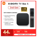 Mi box s Xiaomi 2 ème génération à 44,81€