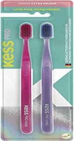 Escova Dental da Kess Pro Extra Macias com 2 unid - R$ 13,89
