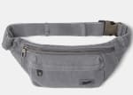 Riñonera Canvas gris por 5,99€.