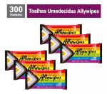 Kit com 6 Toalhas Umedecidas da Allywipes com 50un - R$ 63,93