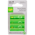 GP oplaadbare batterijen AAA of AA vanaf €2,99 bij de Action