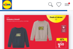 Sudadera infantil en Lidl a 1,50€