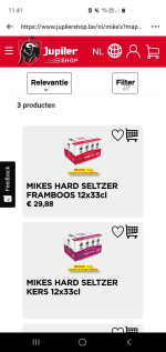 1+1 Mikes hard seltzer bij jupilershop