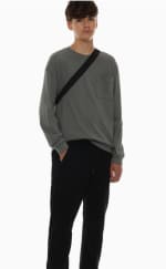 Camiseta básica de manga larga y cuello redondo para Hombre por 2.99€