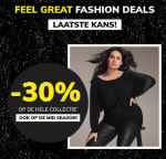 Alleen nog vandaag: -30% op de hele collectie