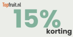 15% korting op Topfruit.nl