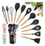 Utensilios de Cocina de Silicona 12pzas por $179 | Descuento Mercado Libre