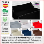 Juego de sábanas de verano cama de 90 por 14,17€